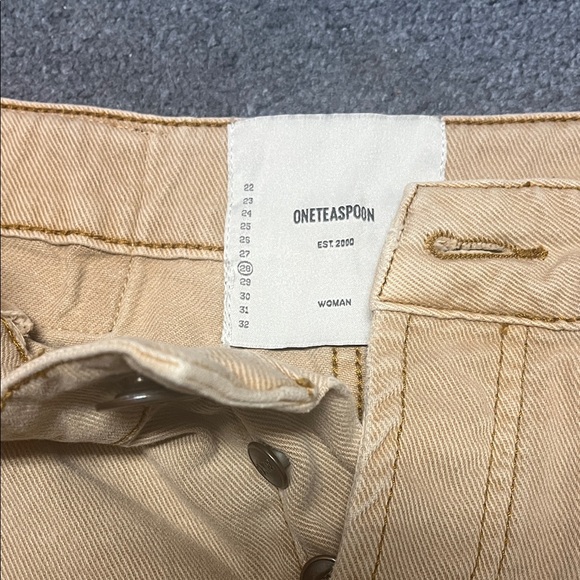 Onesteaspoon size 28 Tan Women's Shorts - Picture 2 of 4